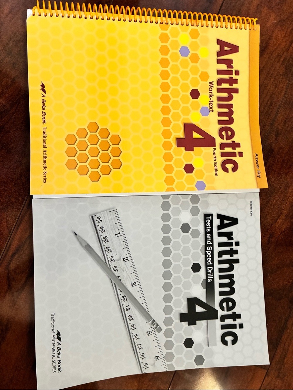 Abeka book arithmetic 4 work text and tests/quiz key